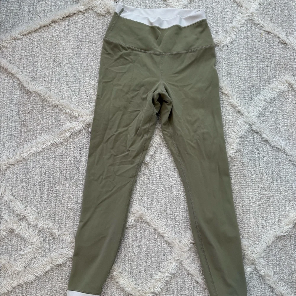 Athleta transcend 7/8 Green Women's Leggings - Picture 2 of 3